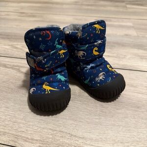 Jan & Jul Dinosaur Adventure Kids Snow Boots - toddler size 7